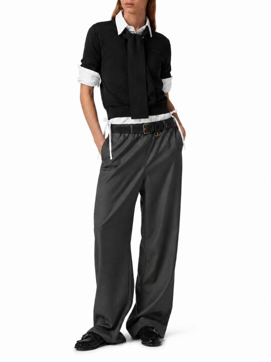 26FW 미우미우 파인 스트레치 울 팬츠 MP2047SOOO17L4 F063H EMATITE - MIU MIU