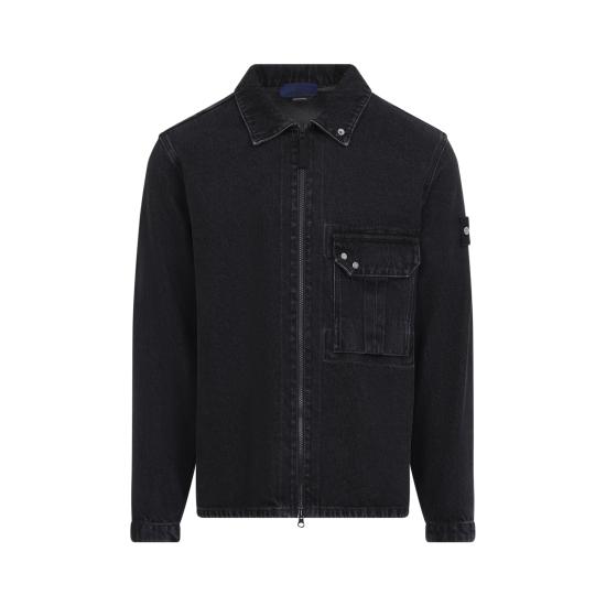 26FW 스톤 아일랜드 긴팔 셔츠 L2S141200002S0J32 VJ902 BLACK