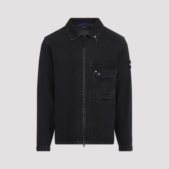 26FW 스톤 아일랜드 긴팔 셔츠 L2S141200002S0J32 VJ902 BLACK - STONE ISLAND