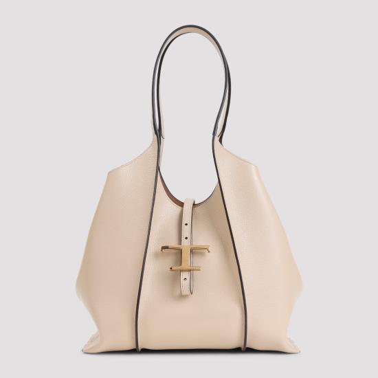 26FW 토즈 T 타임리스 쇼퍼 백 스몰 XBWTSBA0200XSOC609 NATURALE NUDE NEUTRALS - TODS
