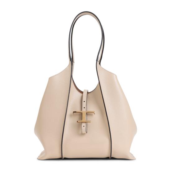 26FW 토즈 T 타임리스 쇼퍼 백 스몰 XBWTSBA0200XSOC609 NATURALE NUDE NEUTRALS