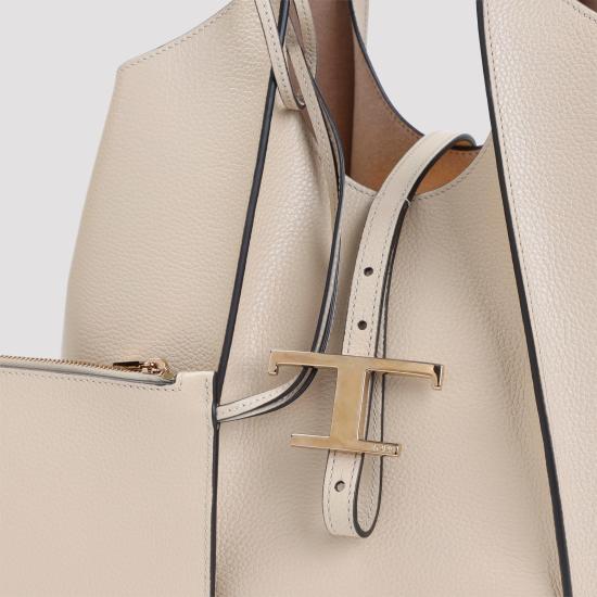 26FW 토즈 T 타임리스 쇼퍼 백 스몰 XBWTSBA0200XSOC609 NATURALE NUDE NEUTRALS - TODS