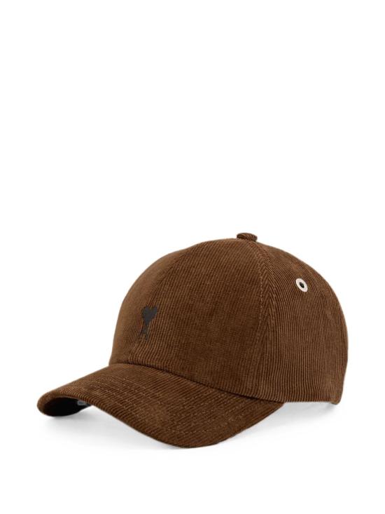 26FW 아미 코튼 ADC 자수 볼캡 UCP265CO00892221 BROWN - AMI