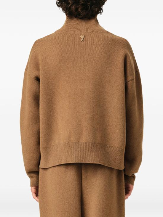 26FW 아미 터틀넥 UKS885DKN0192280 CAMEL - AMI