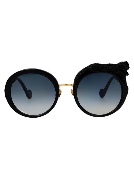 26SS 안나 카린 클라슨 선글라스 ROSE ET LA ROUE CRYSTAL BLACK CRYSTAL