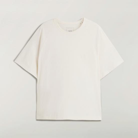 26FW 와이쓰리 반팔 티셔츠 KT9770 CHALKWHITE