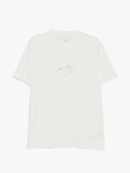 26FW 와이쓰리 반팔 티셔츠 KW8184 CHALKWHITE