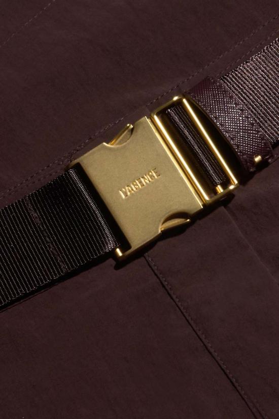  라장스 숏 스커트 3504NBV BROWN - L'AGENCE