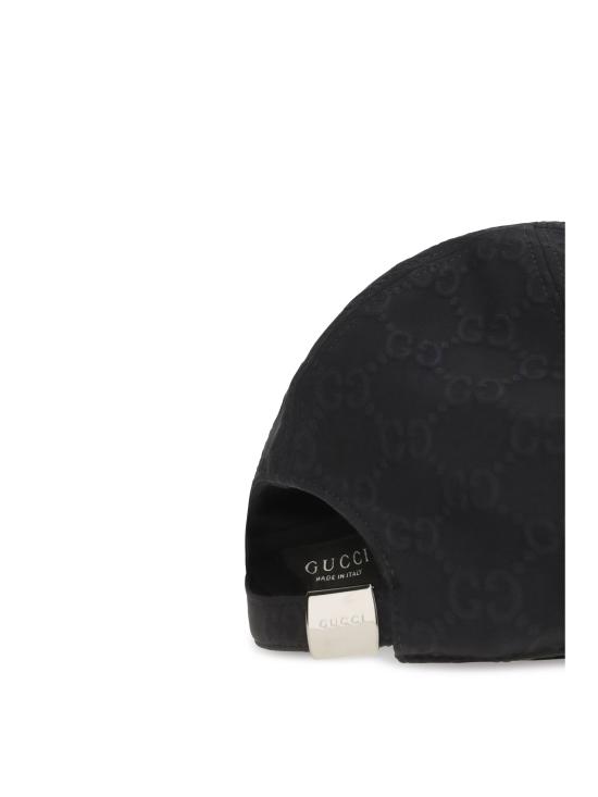 26FW 구찌 GG 엠보스 저지 베이스볼 캡 8757443HBMF 1000 BLACK - GUCCI