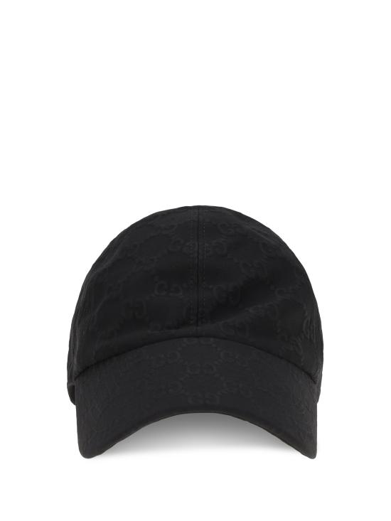 26FW 구찌 GG 엠보스 저지 베이스볼 캡 8757443HBMF 1000 BLACK