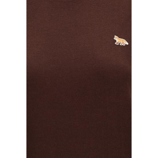 26FW 메종키츠네 스웨터 MAPW00801KT11810553BB BROWN - MAISON KITSUNE