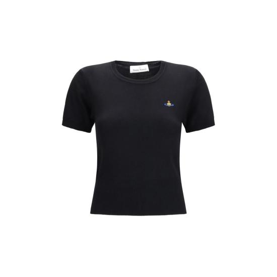 26FW 비비안웨스트우드 베아 크롭 가디건 VI1803002QY005EN401BB BLACK