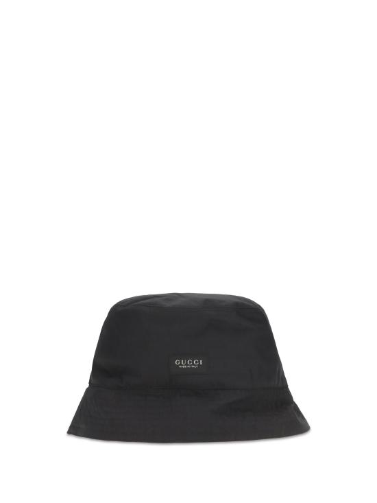 26FW 구찌 코튼 캔버스 버킷 모자 A006PE4HBK0 1000 BLACK