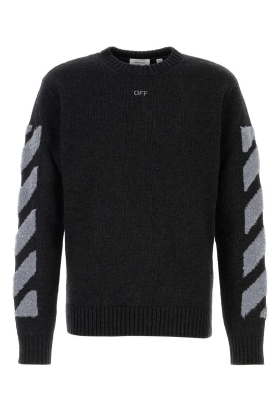 26FW 오프화이트 스웨터 44MHE087F26K002010 ANTRACITE BLACK