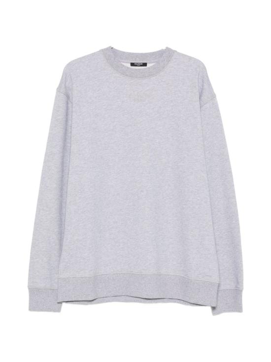 26FW 발망 긴팔 티셔츠 HH1JQ130BD10 YHD GREY DOM