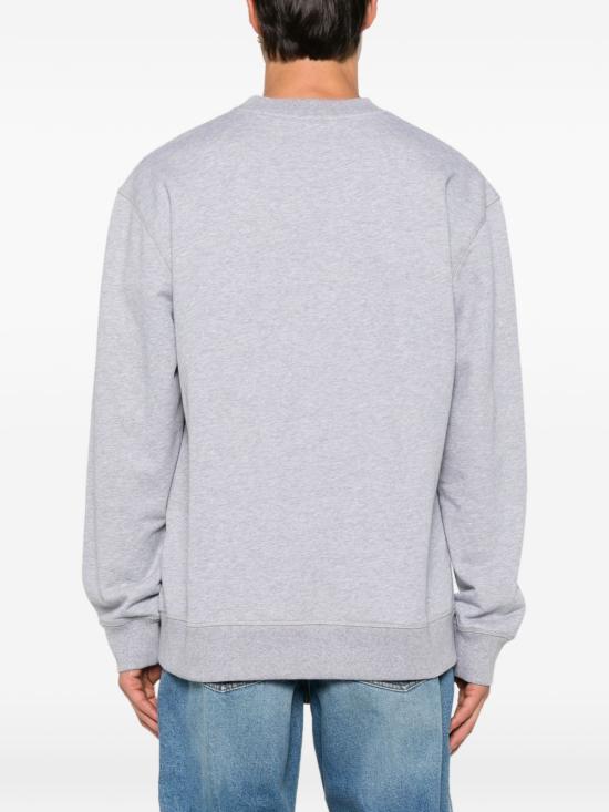 26FW 발망 긴팔 티셔츠 HH1JQ130BD10 YHD GREY DOM - BALMAIN