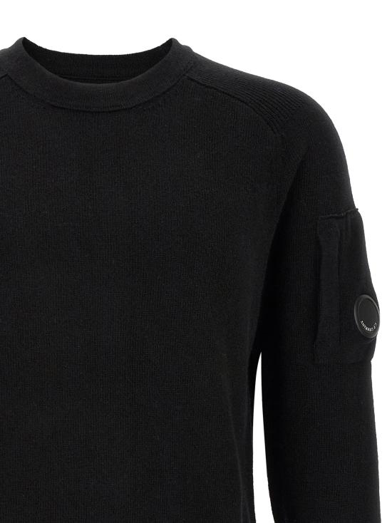 26FW 씨피 컴퍼니 스웨터 CP342254BM BLACK - C.P. COMPANY