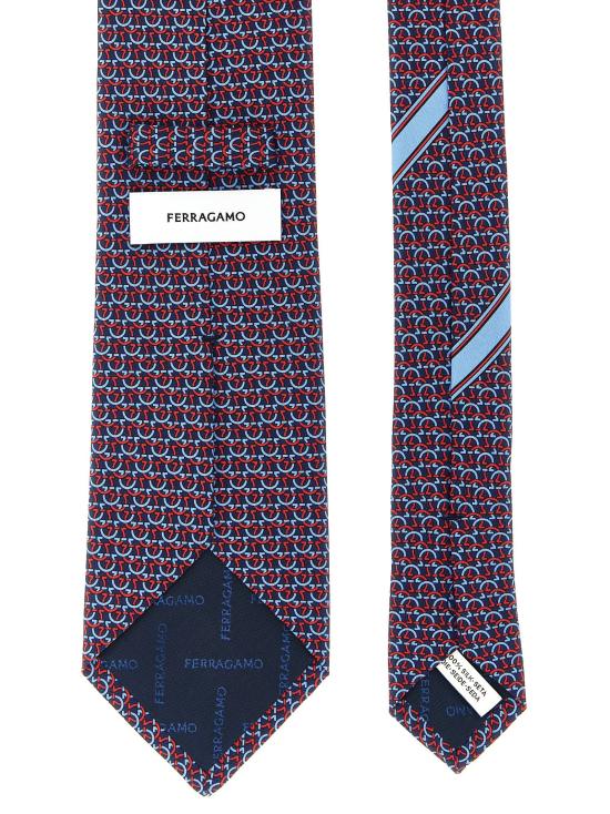 26FW 살바토레 페라가모 넥타이 FE342272BM NAVY - SALVATORE FERRAGAMO