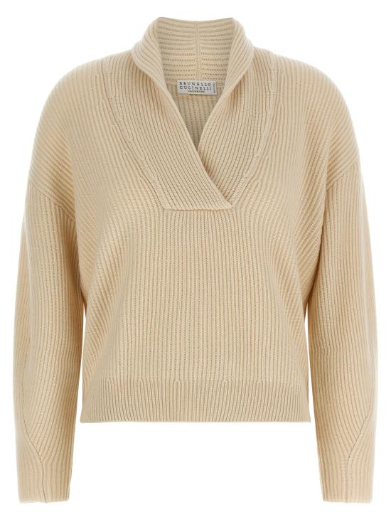 26FW 브루넬로 쿠치넬리 스웨터 BR342347BM BEIGE