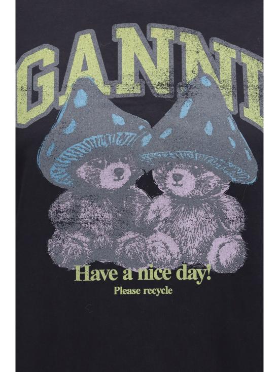26FW 가니 탑 A1050332 252 BLACK - GANNI