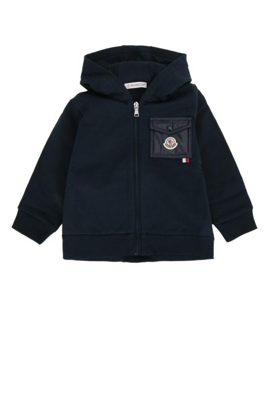 26FW 몽클레어 후드 티셔츠 L29518M0001189AM3 778 NAVYBLUE