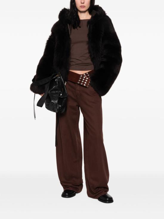 26FW 하이쿠레 스트레이트 팬츠 HEW03296GF139PPT T0561 BROWN - HAIKURE