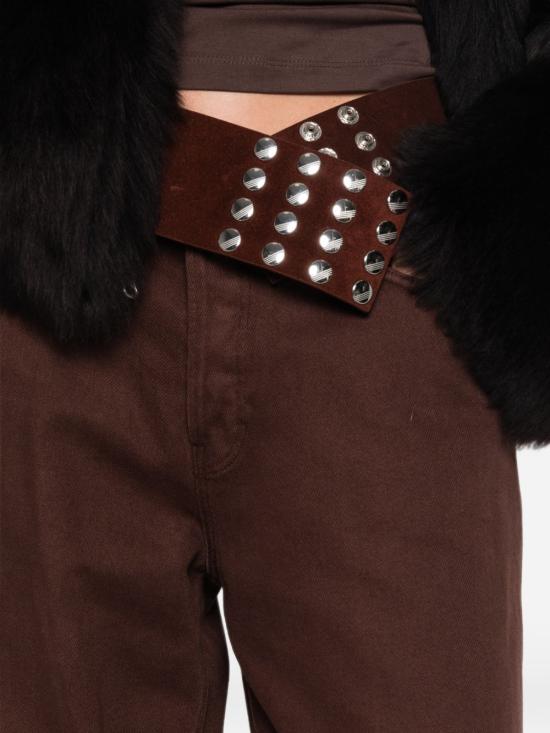 26FW 하이쿠레 스트레이트 팬츠 HEW03296GF139PPT T0561 BROWN - HAIKURE