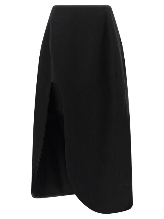 26FW 질샌더 스커트 JI342245BM BLACK