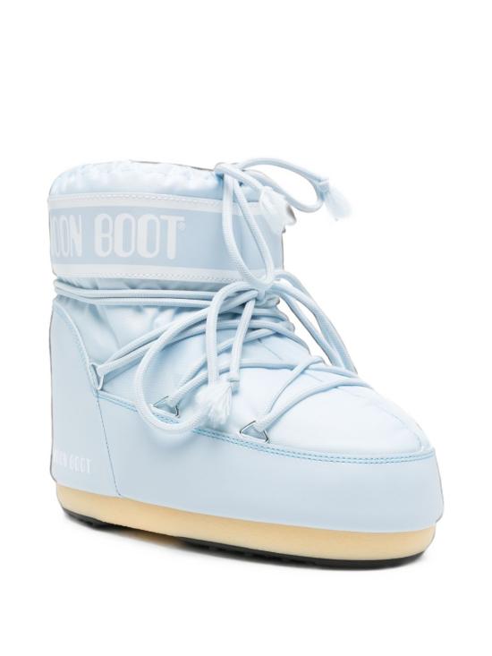 26FW 문부츠 아이콘 나일론 로우 부츠 1409340D K014 LIGHT BLUE - MOON BOOT