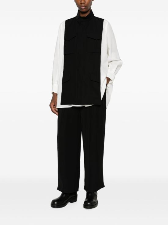 26FW 사카이 스트레이트 팬츠 26 08713 001 BLACK - SACAI