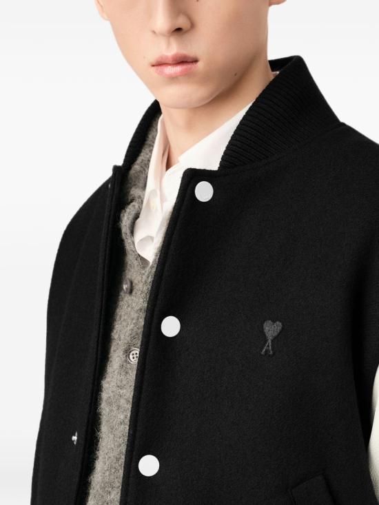 26FW 아미 봄버 자켓 HJK941 WV0078001 BLACK - AMI