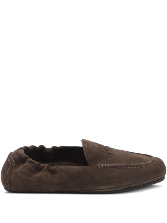 26FW 셀린느 아담 트리옹프 스웨이드 로퍼 365167 029C19DK BROWN