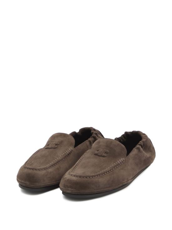 26FW 셀린느 아담 트리옹프 스웨이드 로퍼 365167 029C19DK BROWN - CELINE