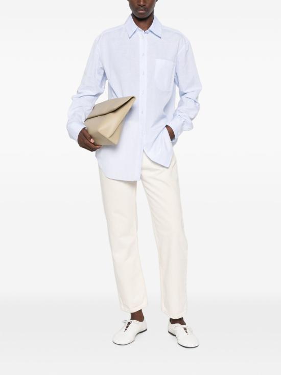 26FW 더로우 가비나 코튼 셔츠 10477W4822 LBS LIGHT BLUE - THE ROW