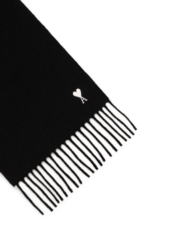 26FW 아미 머플러/스카프 USF677 AW0047001 BLACK - AMI