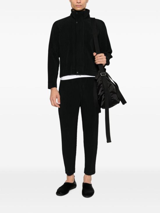26FW 옴므 플리세 이세이 미야케 스트레이트 팬츠 HP68JF084 15 BLACK - HOMME PLISSE' ISSEY MIYAKE