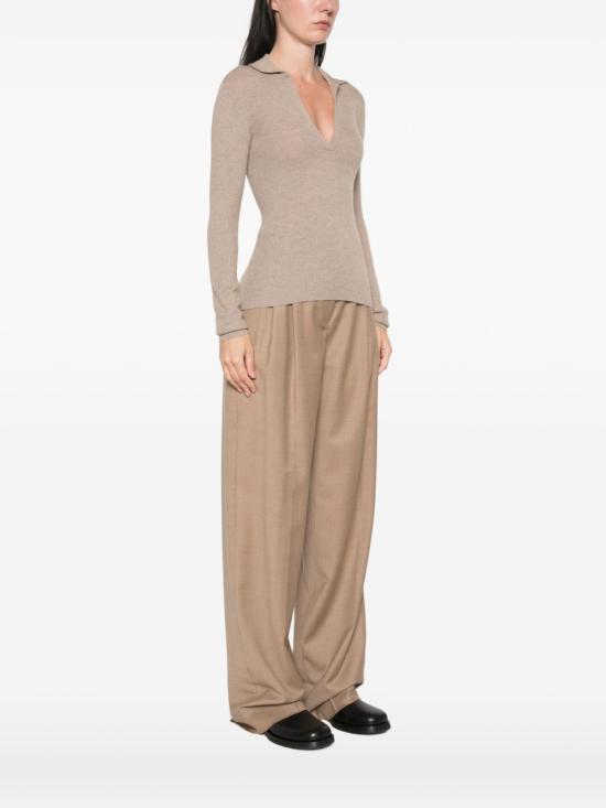 26FW 막스마라 폴로 티셔츠 21366262600 002 BEIGE - MAX MARA