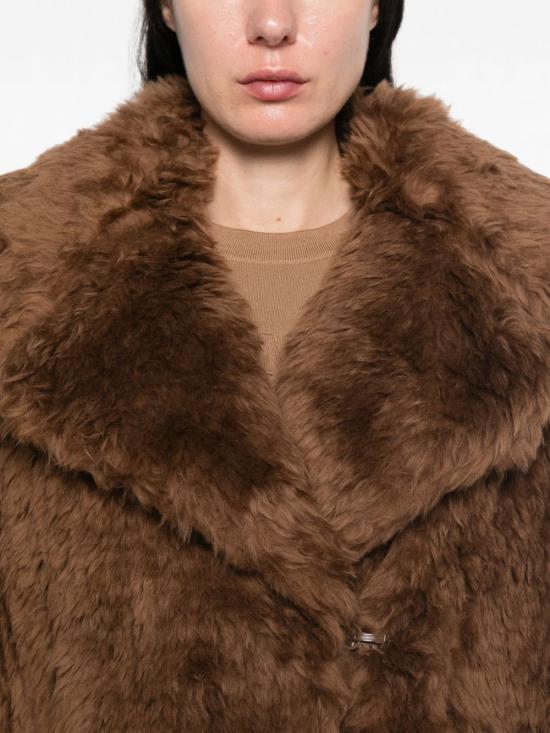 26FW 막스마라 무스탕 24736352600 001 BROWN - MAX MARA