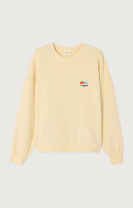  아메리칸 빈티지 스웨터 아투바이 스웨트셔츠 에크루 - AMERICAN VINTAGE
