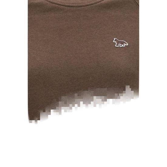 26FW 메종키츠네 긴팔 티셔츠 MAQW00303KM03420605BB BROWN - MAISON KITSUNE