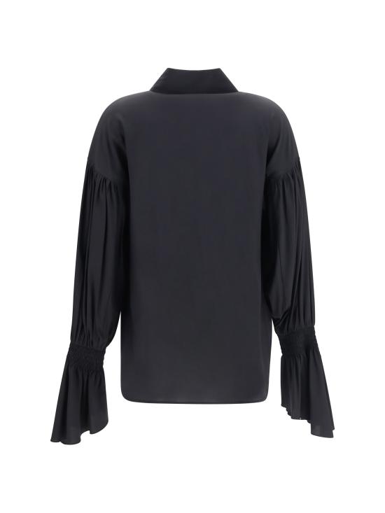 26FW 엘라 셔츠 PSH246CREPE 3 BLACK - ELLA