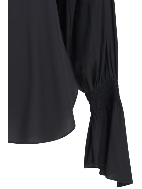 26FW 엘라 셔츠 PSH246CREPE 3 BLACK - ELLA
