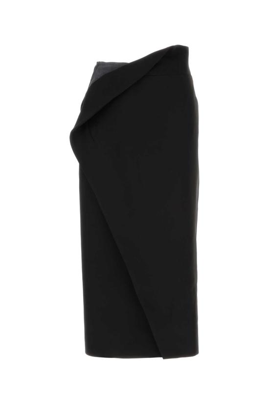 26FW 질샌더 스커트 J03MA0323J55076 001 BLACK