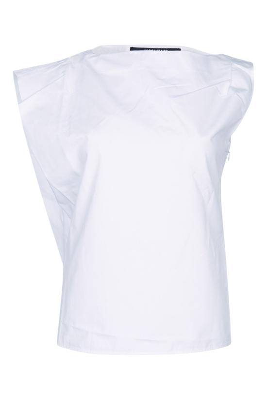 26FW 자크뮈스 민소매 티셔츠 TOW00949AW00780 100 WHITE