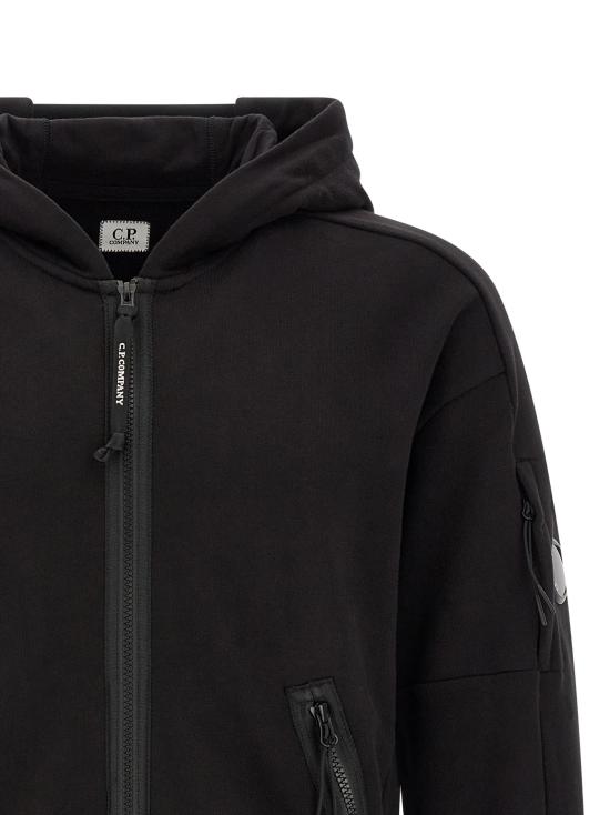 26FW 씨피 컴퍼니 후드 티셔츠 CP342436BM BLACK - C.P. COMPANY