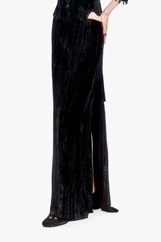  안나 수이 롱 스커트 726N10 BLACK - ANNA SUI