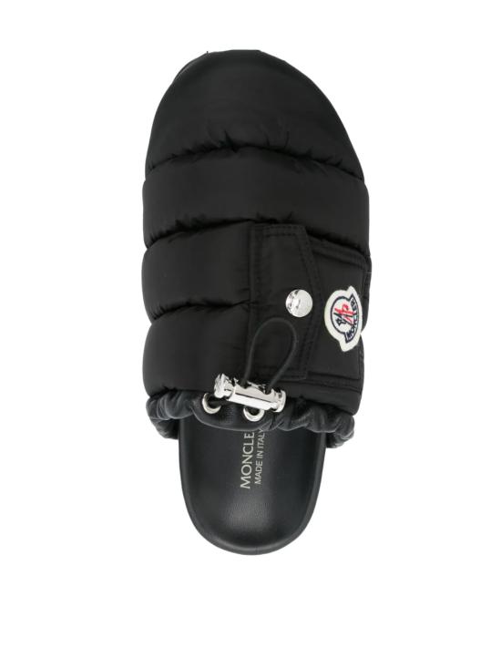 26FW 몽클레어 몬 포켓 패딩 레더 뮬 K109B4M00040M5080999 BLACK - MONCLER