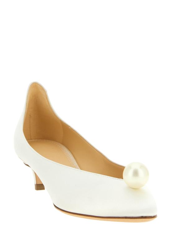 26FW 마그다뷰트림 힐/펌프스 MA342690BM WHITE - MAGDA BUTRYM