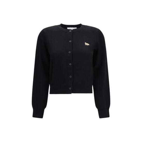 26FW 메종키츠네 가디건 MAPW00502KT1181P199BB BLACK