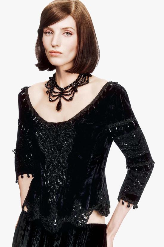  안나 수이 블라우스 726M20 BLACK - ANNA SUI